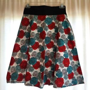 Retrolicious Circle Skirt with Bow (size S)